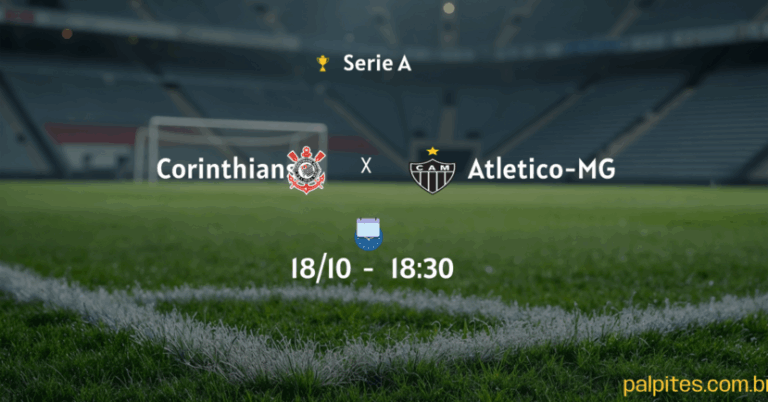 Palpites e Prognósticos: Corinthians Enfrenta Atlético-MG na Série A no Sábado, 18/10