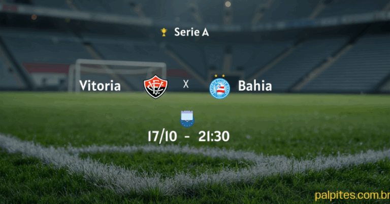 Análise de Palpites e Prognósticos para Vitória x Bahia na Série A (16/10)