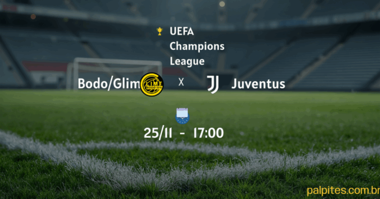 Palpites e Prognósticos para Bodo/Glimt x Juventus na UEFA Champions League – 25/11