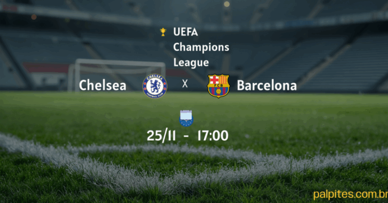 Palpites e Prognósticos para Chelsea x Barcelona na UEFA Champions League em 25/11