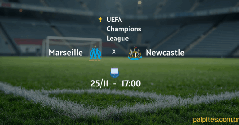 Palpites e Prognósticos Imperdíveis para Marseille x Newcastle na UEFA Champions League – 25/11, Terça-feira
