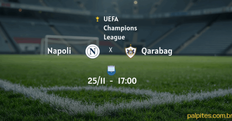 Palpites e Prognósticos: Napoli x Qarabag na UEFA Champions League em 25/11