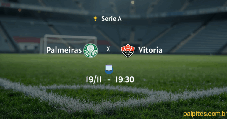 Palmeiras x Vitória: Análise Completa com Palpites e Prognósticos para a Serie A em 19/11
