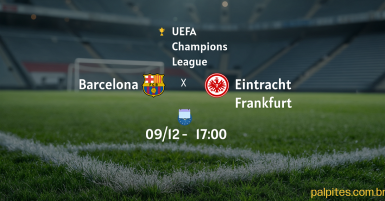 Palpites e Prognósticos para Barcelona x Eintracht Frankfurt na UEFA Champions League de 09/12