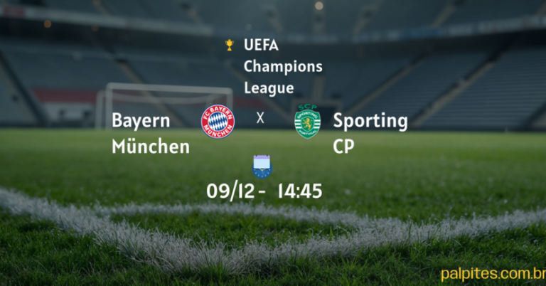 Palpites e Prognósticos para Bayern München x Sporting CP na UEFA Champions League – 09/12