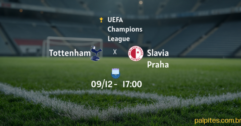 Palpites e Prognósticos para Tottenham x Slavia Praha na UEFA Champions League – 09/12