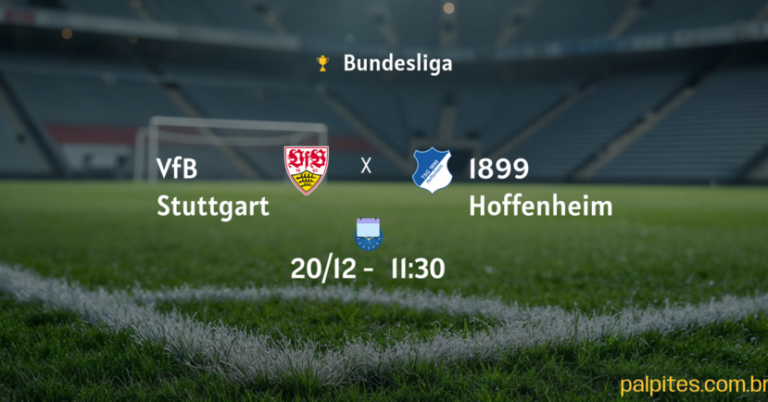 Palpites e Prognósticos para VfB Stuttgart x 1899 Hoffenheim na Bundesliga – 20/12 Sábado